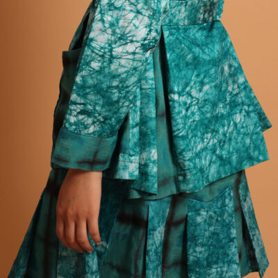 Jupe courte et chic en lin, jupe originale et chic