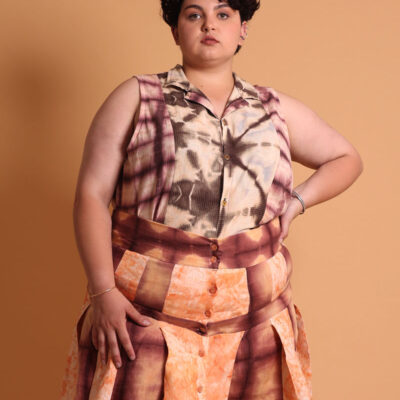 Jupe courte pour femme grande taille, plus size short skirt