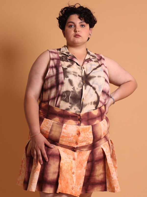 Jupe courte pour femme grande taille, plus size short skirt