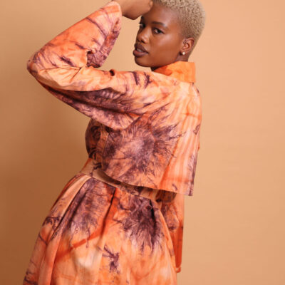 Trench fluide et long pour femme, Vedova Nera le trench coat corail sublime et créatif