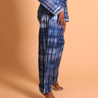 Jean regular fit taille haute pour femme - Kroskel et son pantalon jean haute couture pour femme