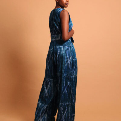 Combinaison pantalon à motifs monochrome pour femme - la combinaison ENTIERE