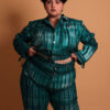 Veste courte en jeans pour femme grande taille - Kroskel et la veste grande taille luxe pour femme