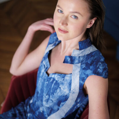 Robe tie dye teintée mi-longue - Annabella