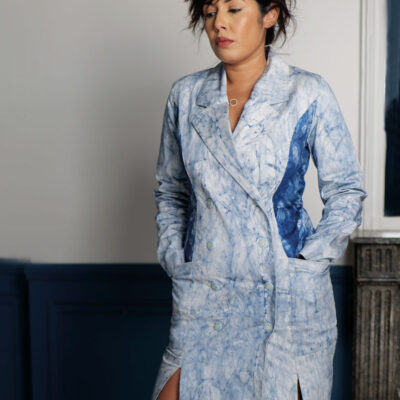 Robe blazer femme à coupe croisée - Anapola