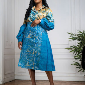 Jupe asymétrique volubilis Kroskel - Collection printemps été