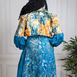 Jupe asymétrique volubilis Kroskel - Collection printemps été