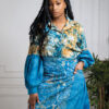 Jupe asymétrique volubilis Kroskel - Collection printemps été