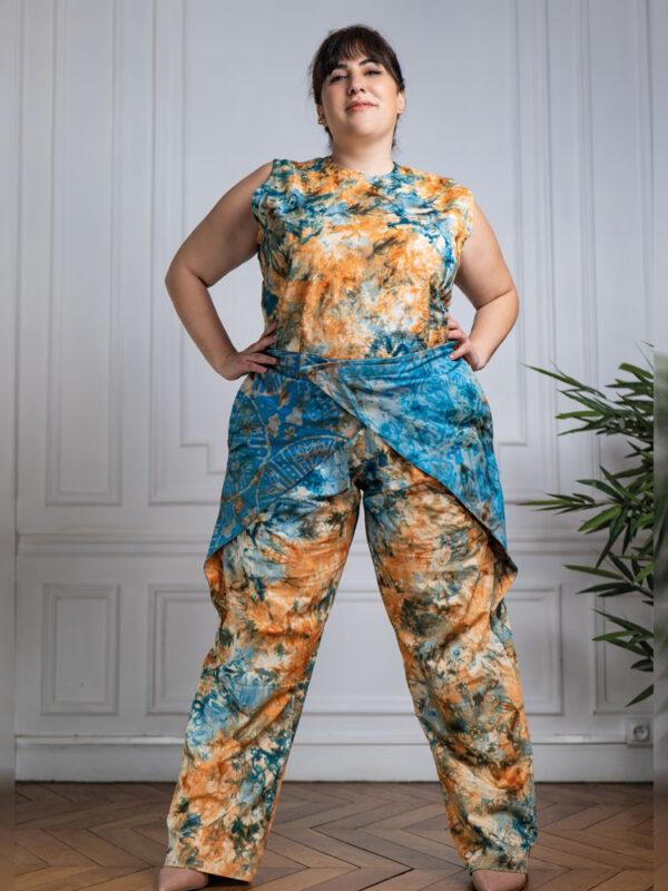 Pantalon droit teinté et fluide - Volvel