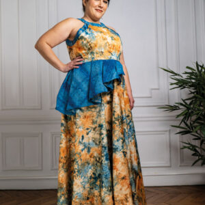Robe longue teintée pour femme - Aradra