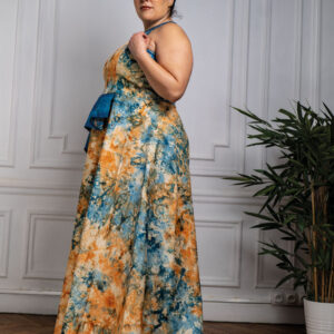 Robe longue teintée pour femme - Aradra