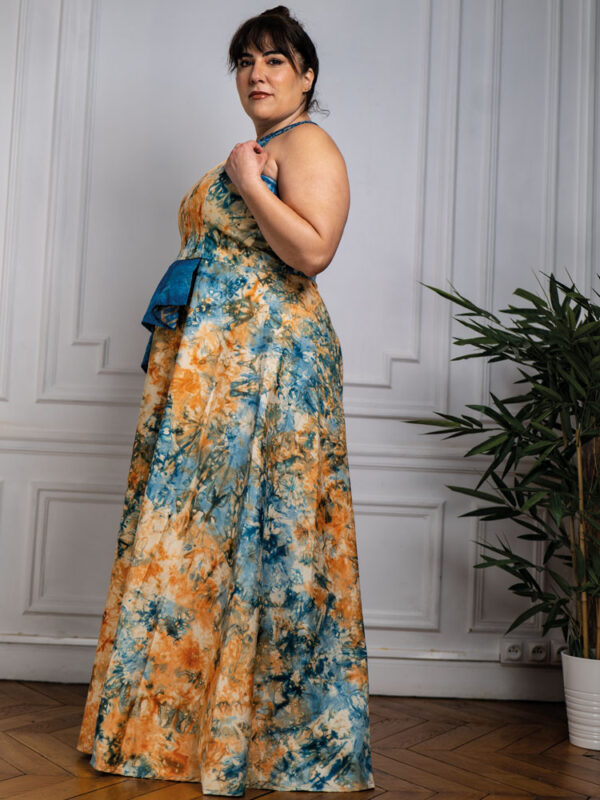 Robe longue teintée pour femme - Aradra