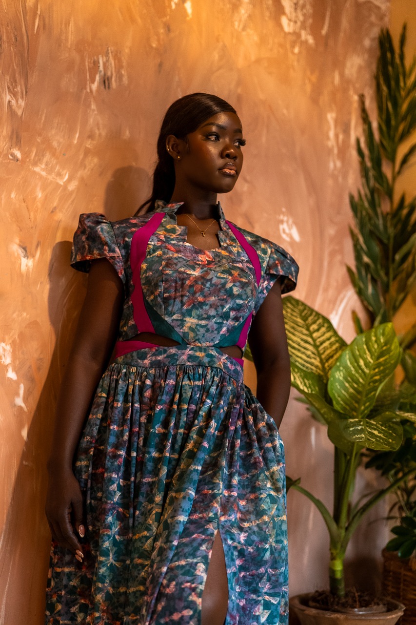 Robe Oracle Antonia — Turquoise, Fuchsia & Violet – Image 6